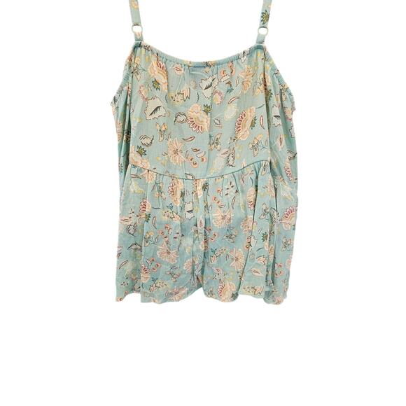 NWT torrid Washable Crinkle Gauze Sleeveless Crochet Tank (14 / 16) 1X summer - Picture 3 of 8